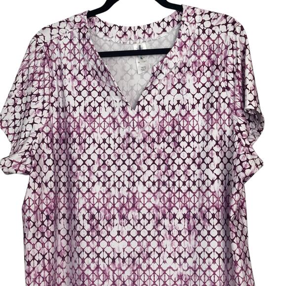 Swimsuits For All Cover Up Dress Buttery Soft 18/20 V-neck Beachy Poolside - Picture 2 of 11